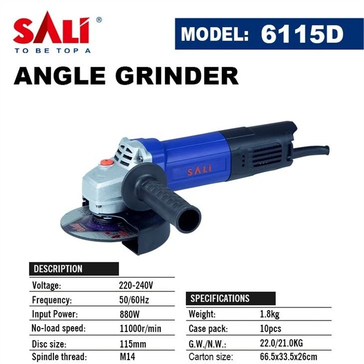SALI Angle Grinder 6115C 110V-120V